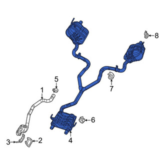 Jeep OE - Right Exhaust Muffler