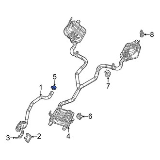 Jeep OE - Exhaust Muffler Clamp