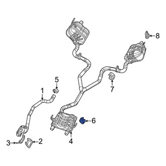 Jeep OE - Right Exhaust System Hanger