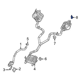 Jeep OE - Left Exhaust System Hanger