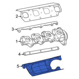 Jeep OE - Exhaust Manifold Heat Shield