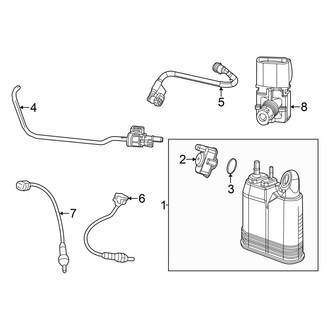 Jeep OE - Emission System - Emission Components (5.7L)