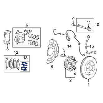 Jeep OE - Front Disc Brake Pad Set