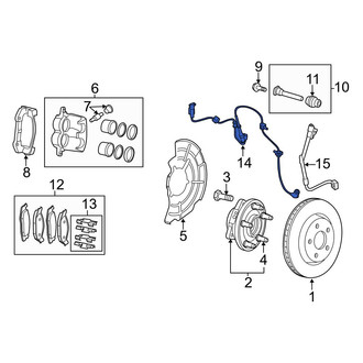 Jeep OE - Front ABS Wheel Speed Sensor
