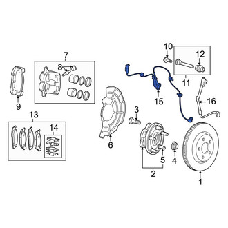 Jeep OE - Front ABS Wheel Speed Sensor