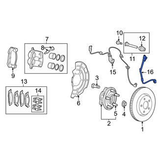 Jeep OE - Front Right Brake Hydraulic Hose