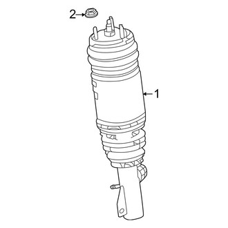 Jeep OE - Front Suspension - Struts & Components (With Quadra Lift), (4WD)