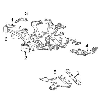 Jeep OE - Front Suspension - Suspension Mounting (4WD)