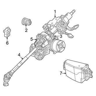 Jeep OE - Steering Column Assembly (Power Tilt)