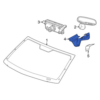 Jeep OE - Front Interior Rear View Mirror Cover