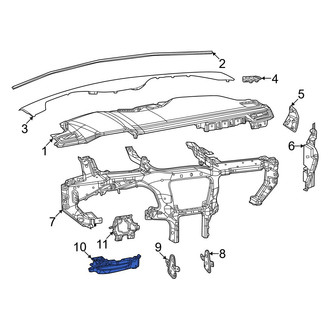 Jeep OE - Lower Instrument Panel Mounting Bracket