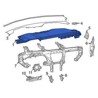 Jeep OE - Upper Instrument Panel Pad