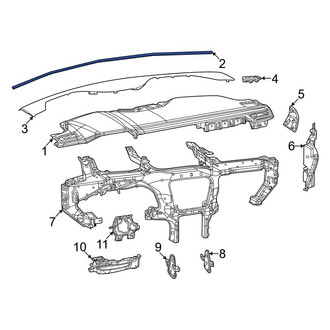 Jeep OE - Dashboard Panel Seal