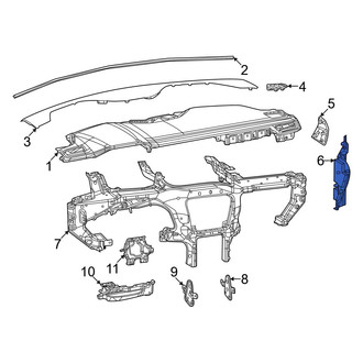 Jeep OE - Left Lower Instrument Panel Side Cover