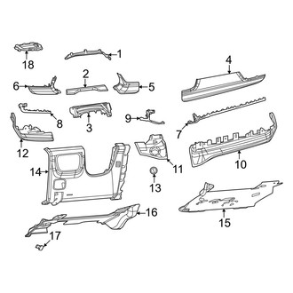 Jeep OE - Instrument Panel Components