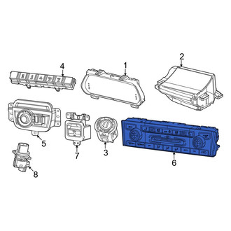 Jeep OE - Front HVAC Temperature Control Panel