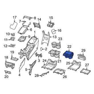 Jeep OE - Front Console Cup Holder