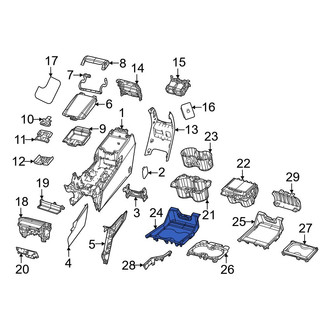 Jeep OE - Front Upper Console Trim Panel