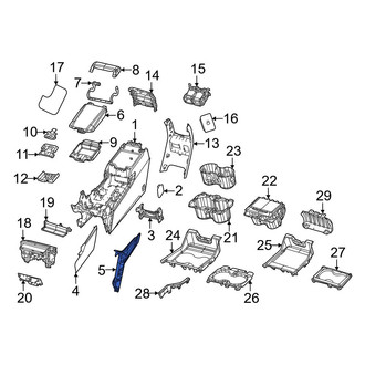 Jeep OE - Front Right Lower Console Panel