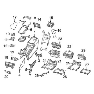 Jeep OE - Front Console