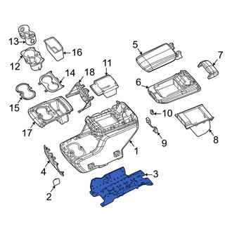 Jeep OE - Rear Console Bracket