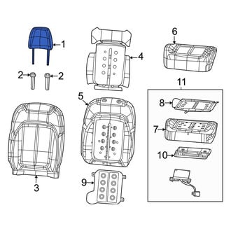 Jeep OE - Rear Headrest