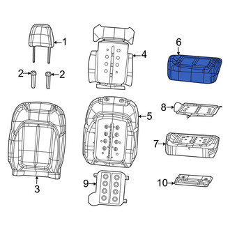 Jeep OE - Center Right Seat Cover
