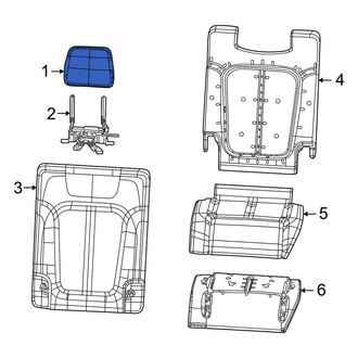 Jeep OE - Front Right Headrest
