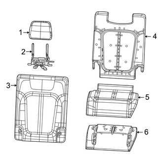 Jeep OE - Seats & Tracks - Third Row Seats (Covers & Pads)
