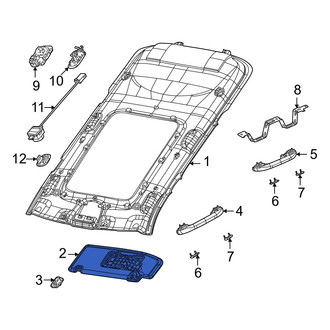 Jeep OE - Left Sun Visor