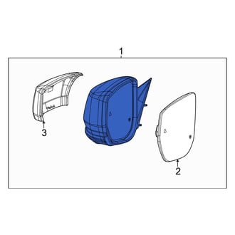 Jeep OE - Front Left Door Mirror