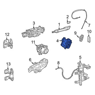 Jeep OE - Front Right Door Latch Assembly