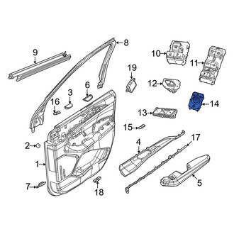 Jeep OE - Front Door Mirror Switch