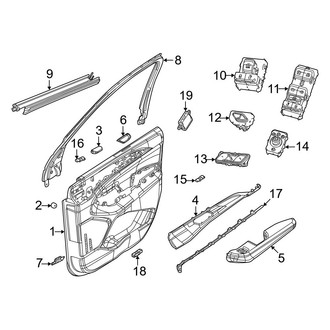 Jeep OE - Front Door - Interior Trim
