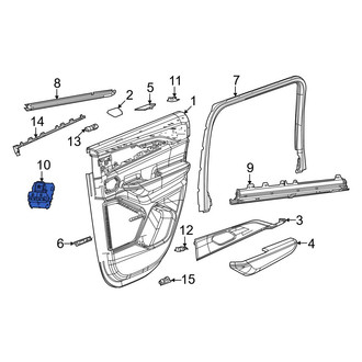 Jeep OE - Front Left Door Window Lock-Out Switch