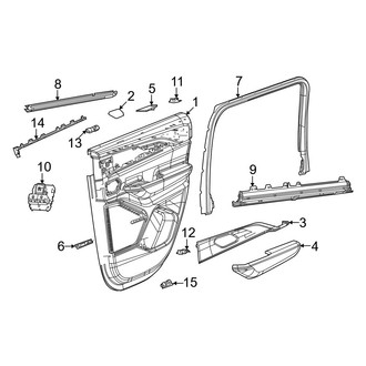 Jeep OE - Rear Door - Interior Trim