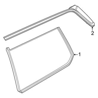 Jeep OE - Quarter Panel - Glass