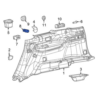 Jeep OE - Front 12 Volt Accessory Power Outlet