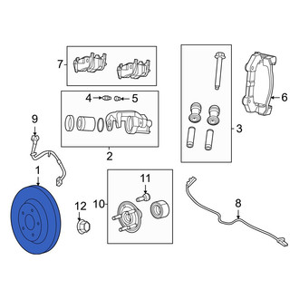 Jeep OE - Rear Disc Brake Rotor