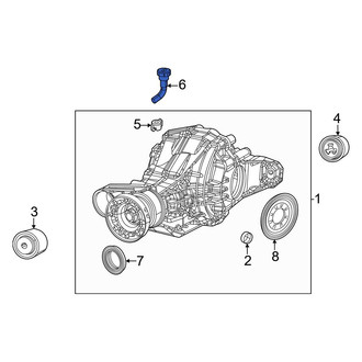 Jeep OE - Rear Differential Vent Hose
