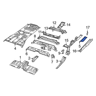 Jeep OE - Rear Left Floor Extension