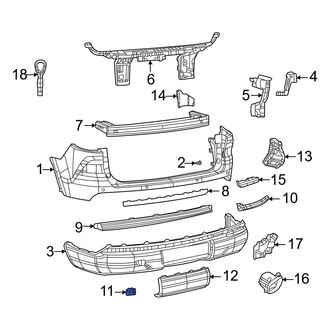 Jeep OE - Rear Tow Eye Cap