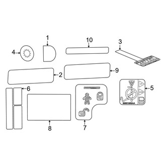 Jeep OE - Information Labels - Labels (2.0L)