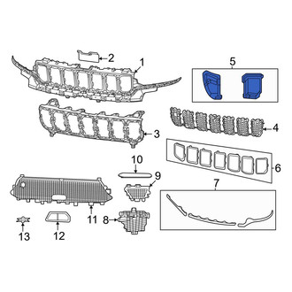 Jeep OE - Front Grille Molding