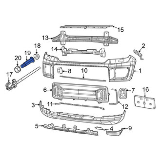 Jeep OE - Tow Hook Bracket