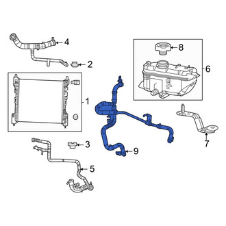 Jeep OE - Upper Radiator Coolant Hose