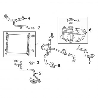 2022 Jeep Grand Cherokee Coolant Overflow Tanks | CARiD