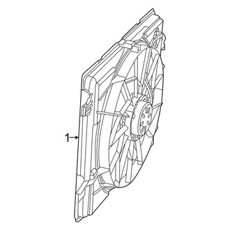 Jeep OE - Cooling Fan (3.6L)