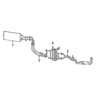 Jeep OE - Cooling - Trans Oil Cooler (Altitude / Altitude X / Laredo / Laredo A / Laredo X / Limited / Overland / Summit / Summit Reserve)