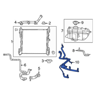 Jeep OE - Engine Coolant Overflow Hose